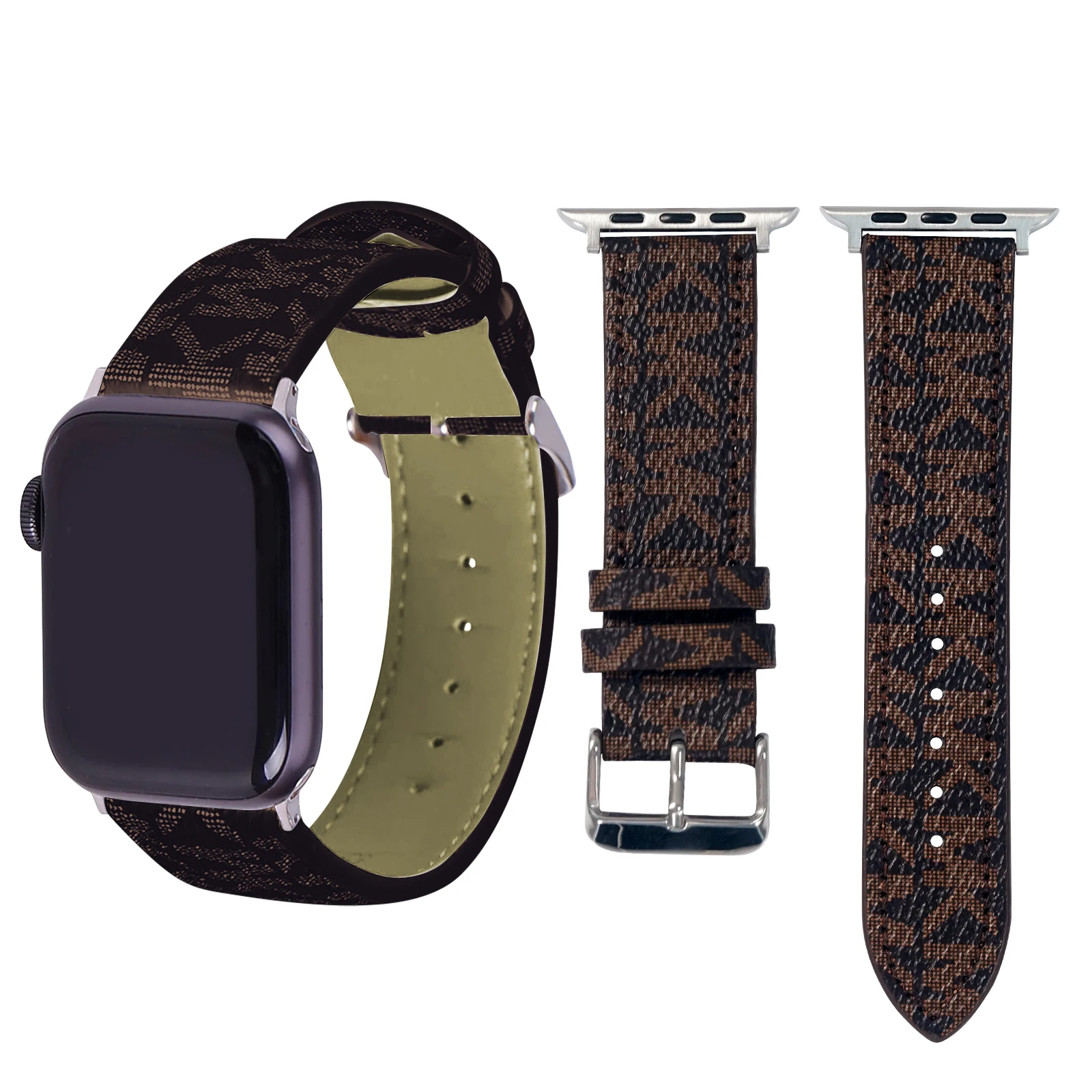 Correas de reloj de lujo compatibles con Apple Watch, correa de cuero Retro de diseño clásico, 38mm, 40mm, 41mm, 42mm, 44mm, 45mm