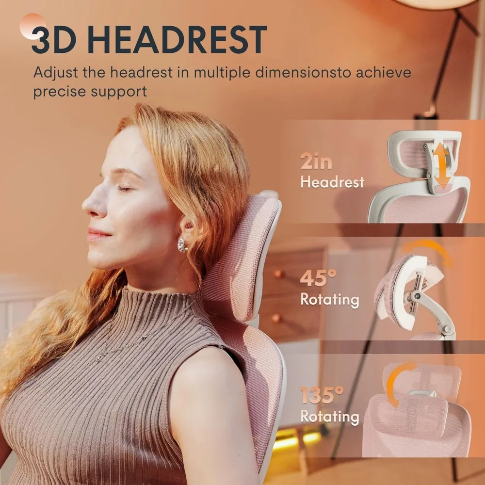 كرسي مكتب مريح من Foldex، كرسي قابل للطي للمساحات الصغيرة مع دعم قطني، مساند للذراعين قابلة للطي، مسند رأس ثلاثي الأبعاد، كراسي مكتب مع