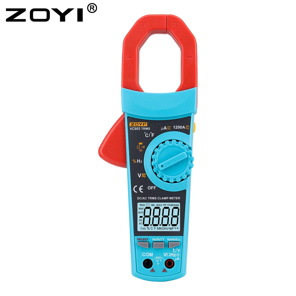 ZOYI AC-DC clamp meter ZT-903 digital high-precision electrical voltage intelligent multi-function maintenance meter Current