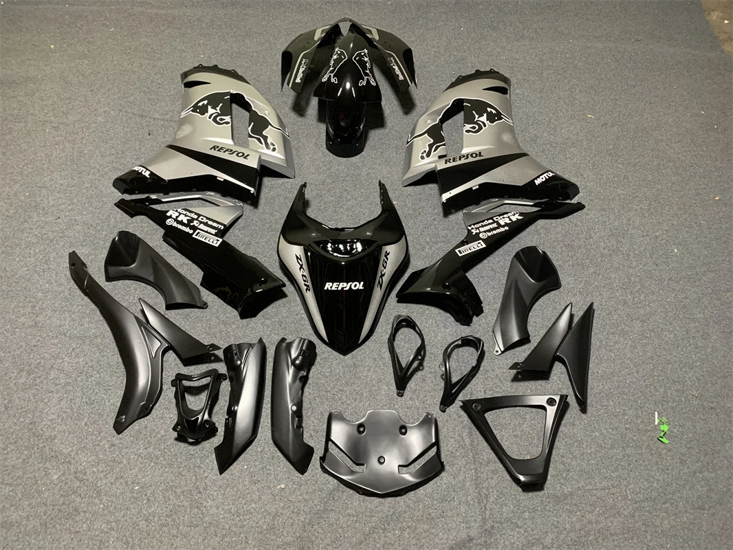 New ABS Whole Motorcycle Fairings Kit Fit for Kawasaki Ninja ZX-6R ZX6R 636 2007 2008 07 08 Bodywork set