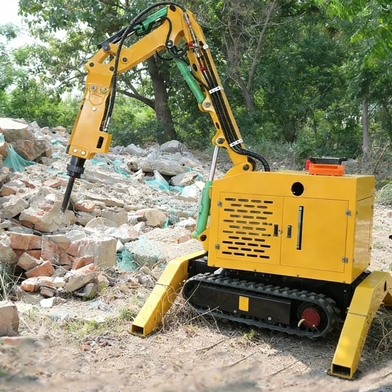 Multiple Functions Demolition Hammer Robot For Demolition Of Old Buildings Construction Of Mines And Tunnels Demolition Robot