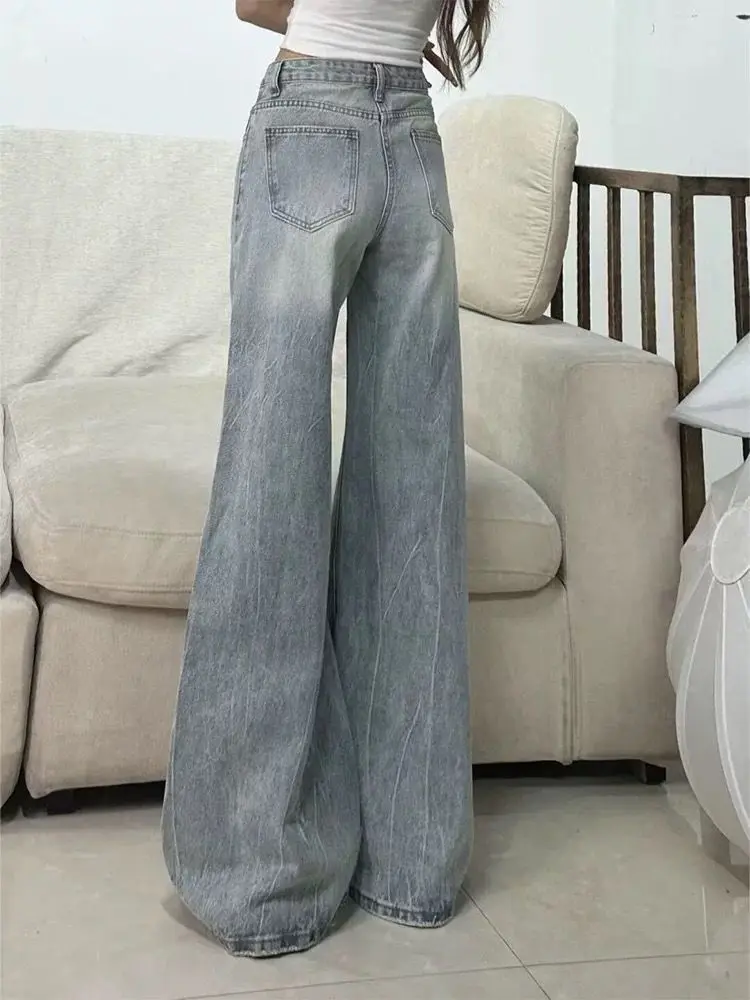 

Ripped Jeans Woman Flared Bell Bottom Bootcut Trumpet Leg Lengthening Pear Shaped Silhouette Female Denim Fashion Chic Elegant