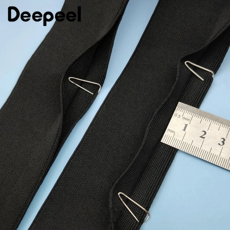 

5/10Yards 25/30/40/50mm Nylon Edge Elastic Band Velvet Rubber Bands for Waistband Garment Stretch Tape DIY Sewing Accessories