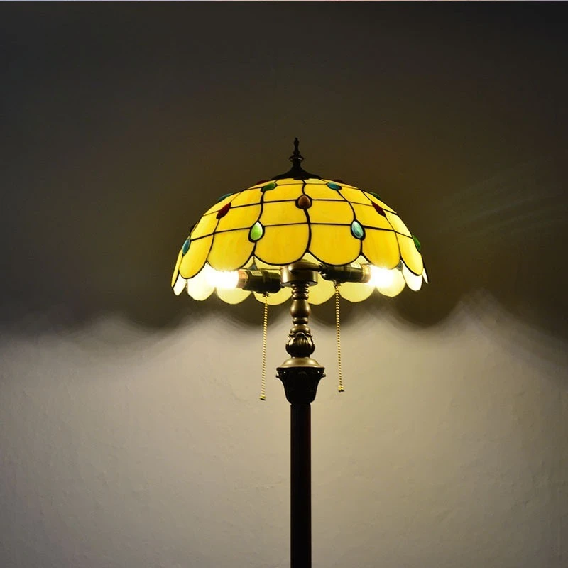 Retro living room hotel lobby decorative floor lamp modern pastoral restaurant floor lamp