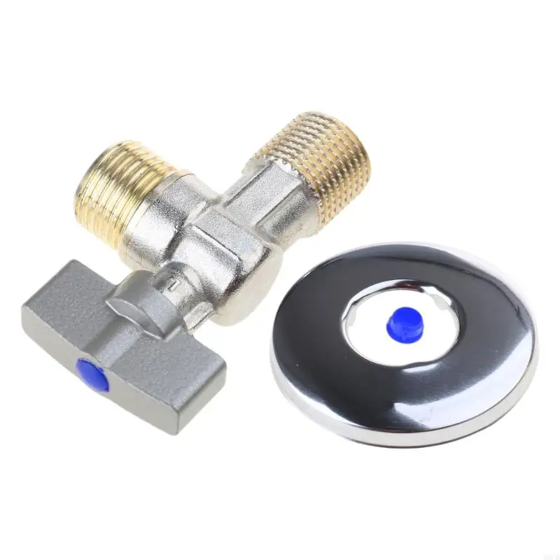 M6CB ค่าการไหลของมุมทองเหลืองการไหลของวาล์วรูปสามเหลี่ยมวาล์ววาล์วน้ำวาล์วน้ำมุมหยุด