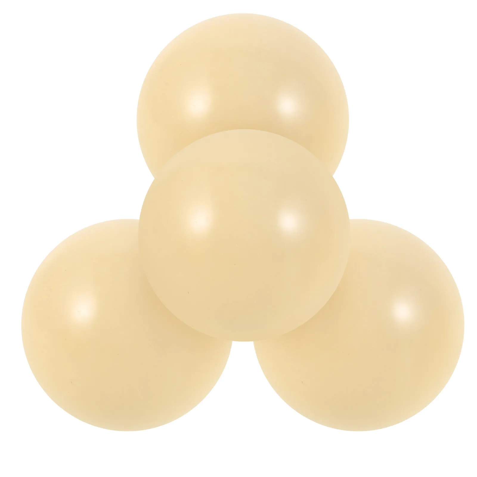 

Набор из 4 тренировочных бильярдных шаров, 2-дюймовые, белые, из полимерной смолы, для любителей, с равномерным весом для точного контроля удара, для бильярдного стола