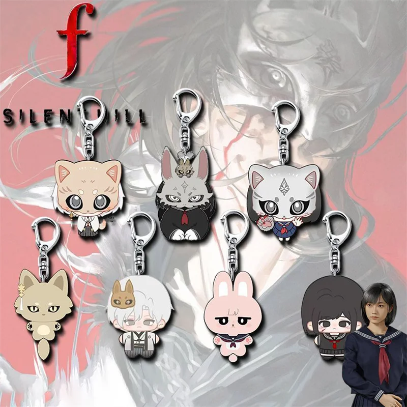 

Игра SILENT HILL f Shimizu Hinako Fox Маска Кролик Косплей Брелок Акриловый Брелок Орнамент Брелок Аксессуары Милый Опора
