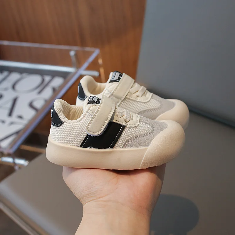 Zapatos transpirables de fondo suave para bebé y niño pequeño, calzado de primavera, novedad de 2024