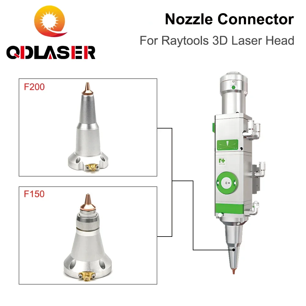 Imagem -04 - Conector do Bocal do Laser Qdlaser 3d Parte Cerâmica do Sensor para Raytools Cabeça de Corte F150 F200