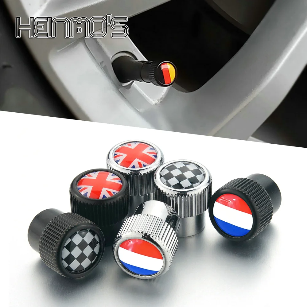 For MINI Cooper R56 R50 R53 R55 R60 Accessories Car Wheel Tire Valve Cap Cover For MINI F56 F55 F54 F60 F61 Countryman Clubman