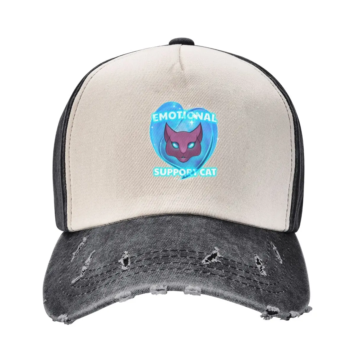 Emotional Support Cat Baseball Cap Hat Luxury Brand New Hat Mens Tennis Women's