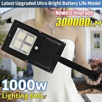 300000LM Solar LED Lights Outdoor Motion Sensor 3 Modes Waterproof IP65 Solar Street Light For Garden Yard Pathway Lighting