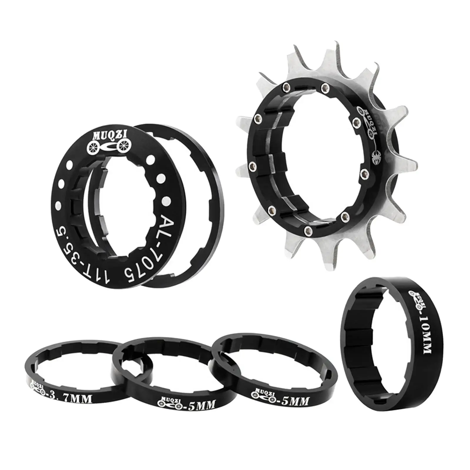 1Speed 13T Cassette Single Cog Cassette Aluminum Alloy Adapter Freewheel