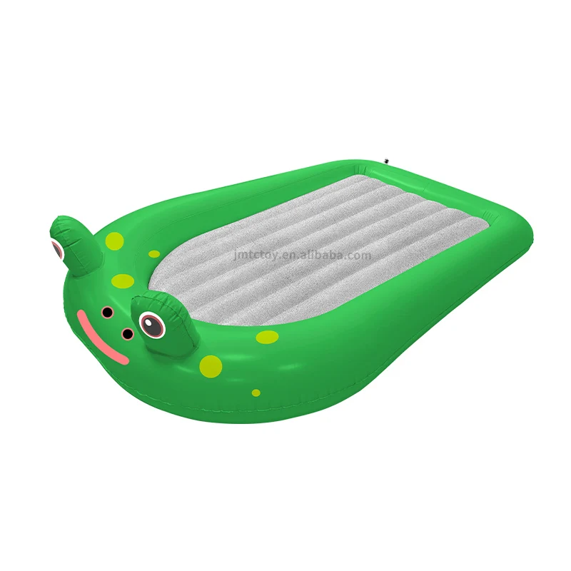 STLF Fun Colorful Animal-Shaped Kids Beds Frog Children Air Mattresses Eco-Friendly Kids Inflatable Bed