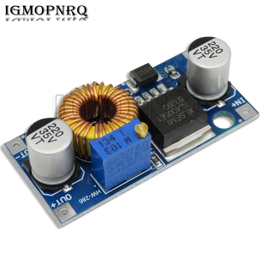 XL4005 DSN5000 Beyond DC-DC LM2596 регулируемый понижающий модуль питания 5A 75 Вт Большой ток Большая мощность