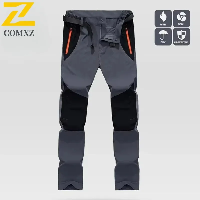 

Новые брюки-карго, осенние мужские водонепроницаемые быстросохнущие брюки для самосовершенствования, мужские брюки для спорта на открытом воздухе, треккинга, кемпинга, рыбалки, 4XL