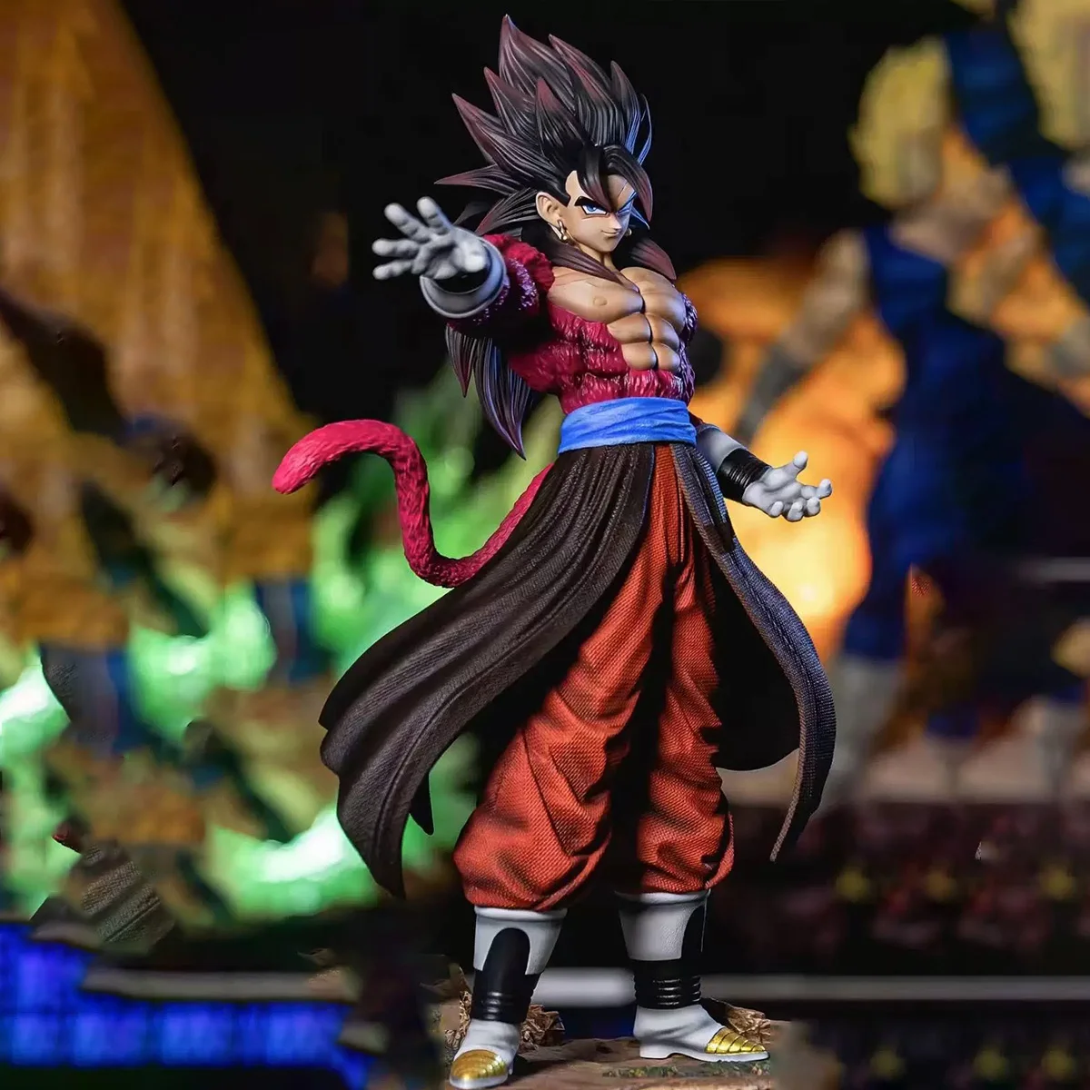 Dragon Ball Xeno Vegito figura Super Saiyan 4 Vegetto figuras de acción estatua de Pvc colección modelo juguetes regalo