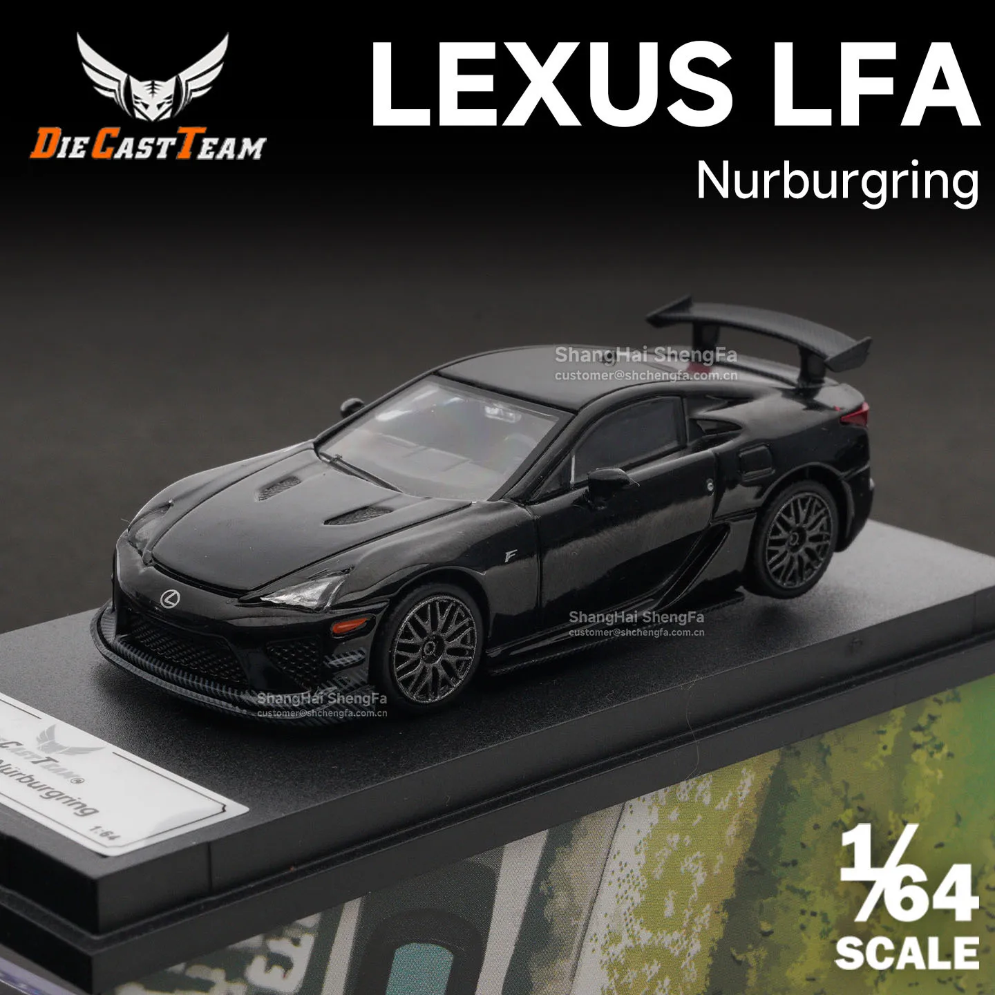 Dct 1:64 Lexus Lfa Nürburgring Edition Simulation Alloy Car Model