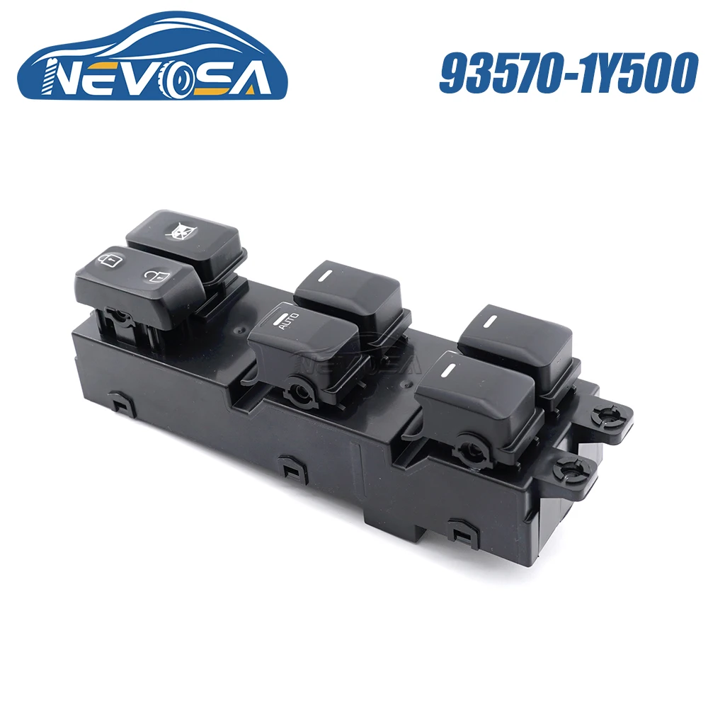 

NEVOSA 93570-1Y500 For Kia Morning Kia Picanto TA 2011 12 2017 18 Pins Auto Window Electric Switch Button 49749B-1000 935701Y500