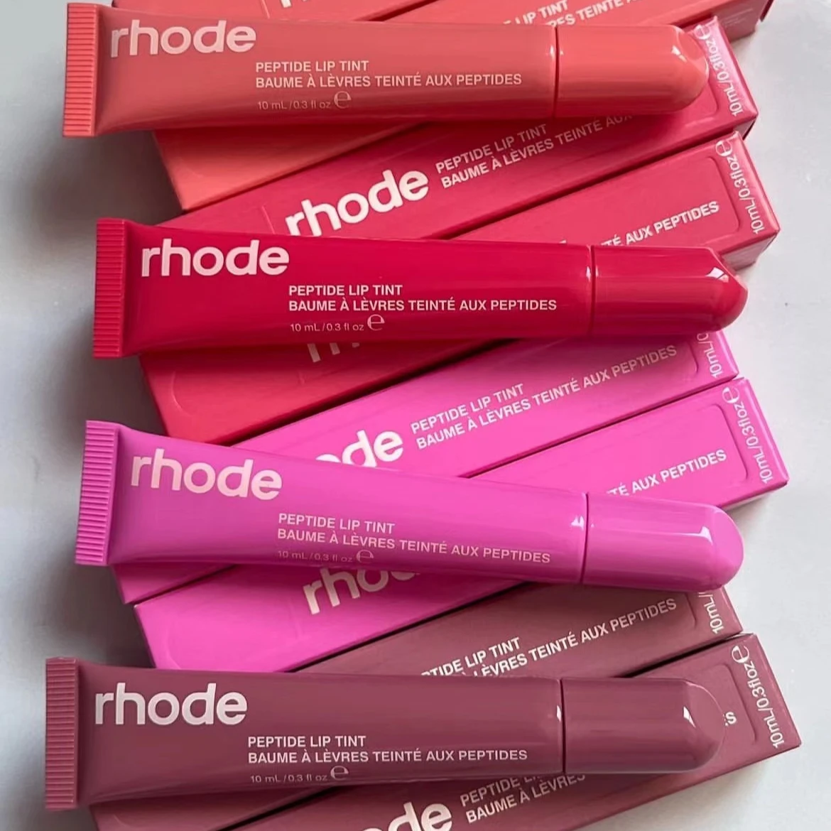 For Rhode Summer Short Cake Peach Guava Spritz Salty Tan Lip Balm Moisturizer Smoothing Lipstick Lasting Nourishing Daily Care