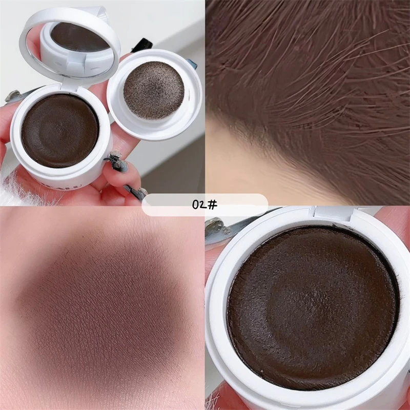 Dikalu linha fina enchimento de argila reparação de cabelo à prova d' água e suor updo pó contorno sombra caneta para cobrir a testa alta