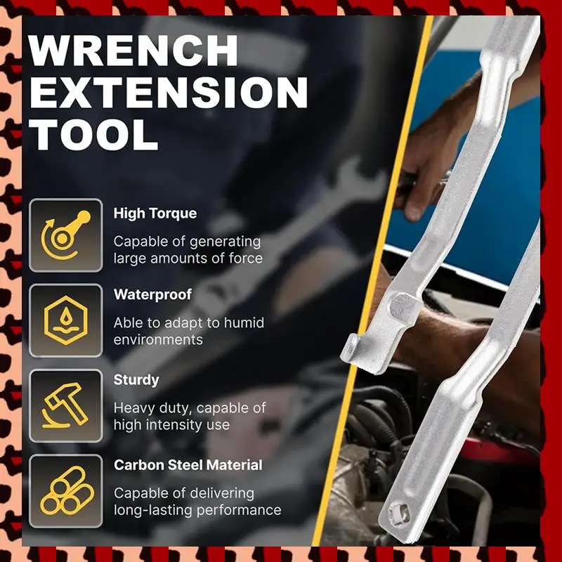 

A72P Wrench Extender Extension Torque Amplifier Tool For Handyman, Mechanics Or Garage-Tradesman To Amplify Torque