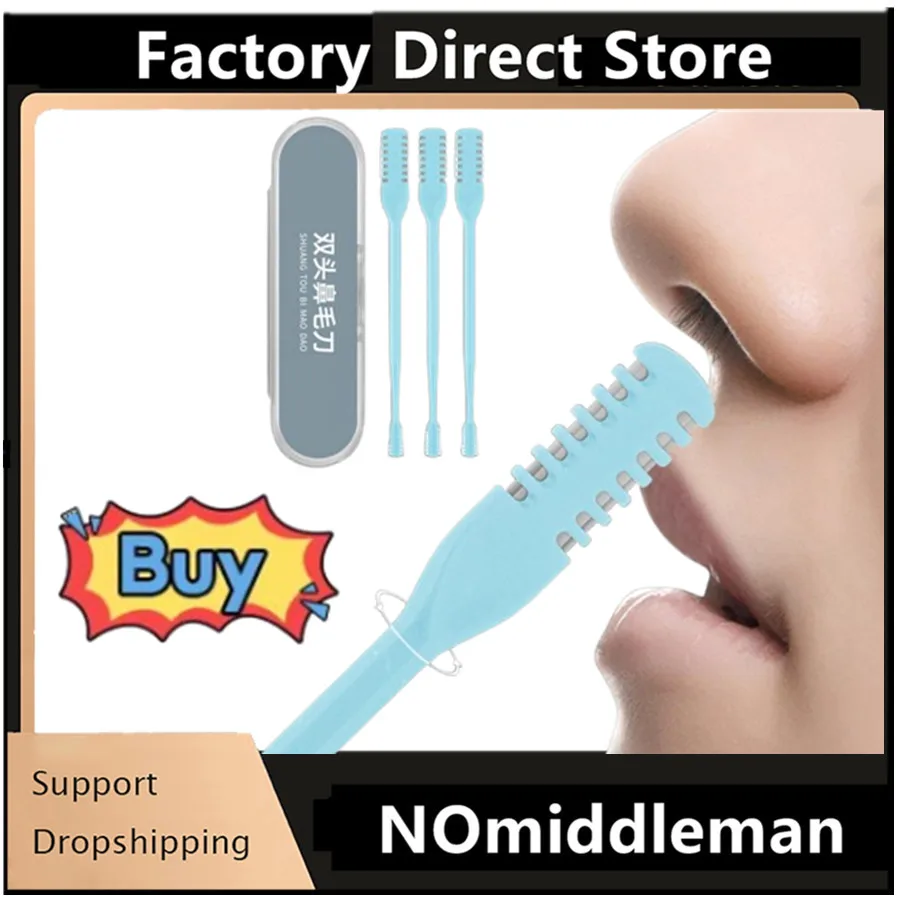 Nose Hair Trimmer Comfortable 360 Rotating Nasal Clippers Nose Hair Remover Compact Size Handheld Tool