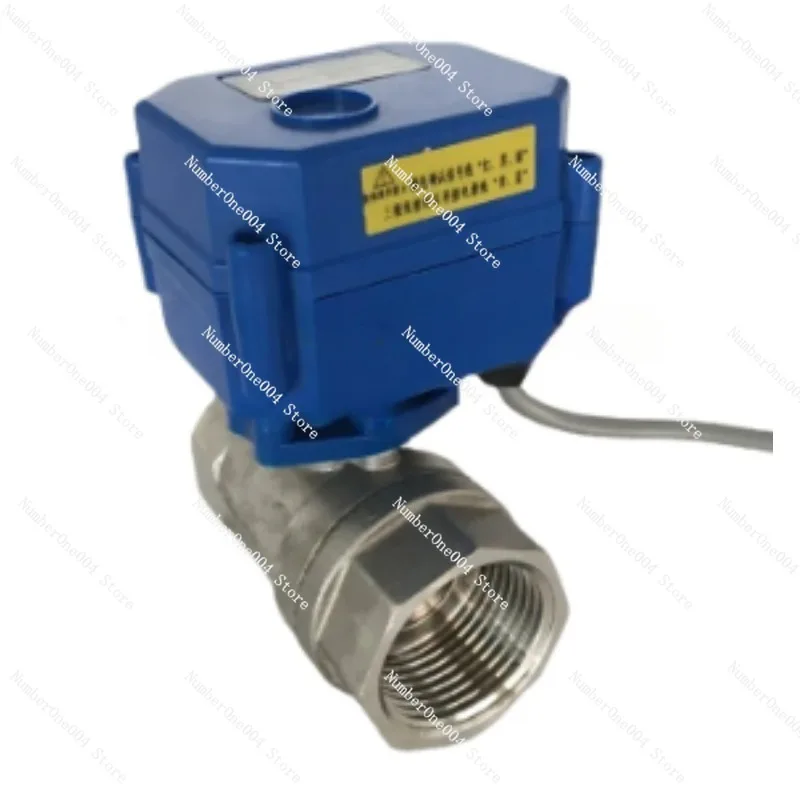 

Stainless steel bidirectional electric ball valve DC5V DC12V DC24V AC220V CR01 CR02 CR03 CR04 CR05 electric water valve