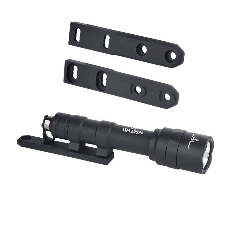 WADSN-M600U M300C, linterna táctica m-lok Keymod, Base de montaje Offset, arma de caza, luz de pistola, accesorios Airsoft, M300, M600