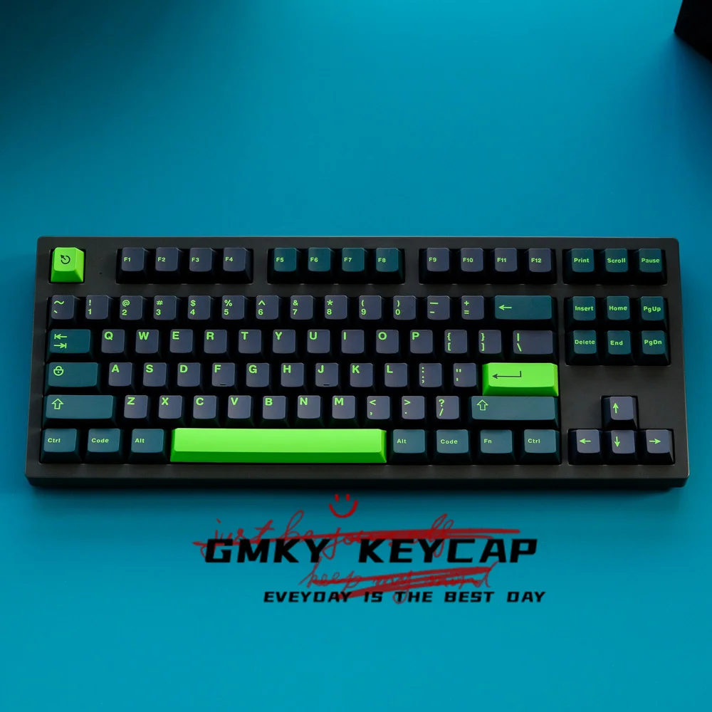 Imagem -04 - Gmky Wavez Keycaps Perfil Cereja Tiro Duplo Mouse Abs Teclas Pbt Apto para Teclado Mecânico mx Switch