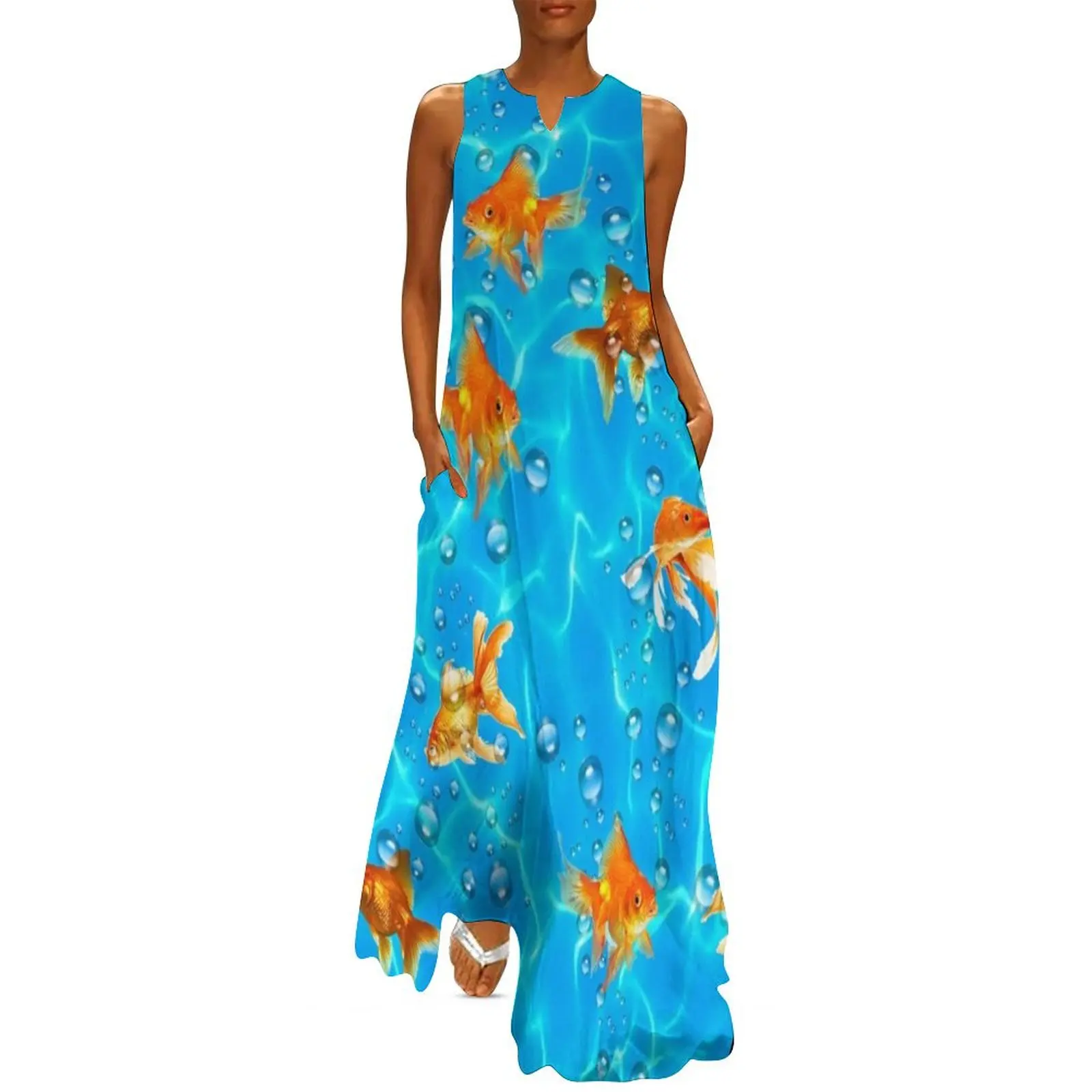 

goldfish Long Dress dress for women 2025 elegant dresses for women Women's skirt Dress