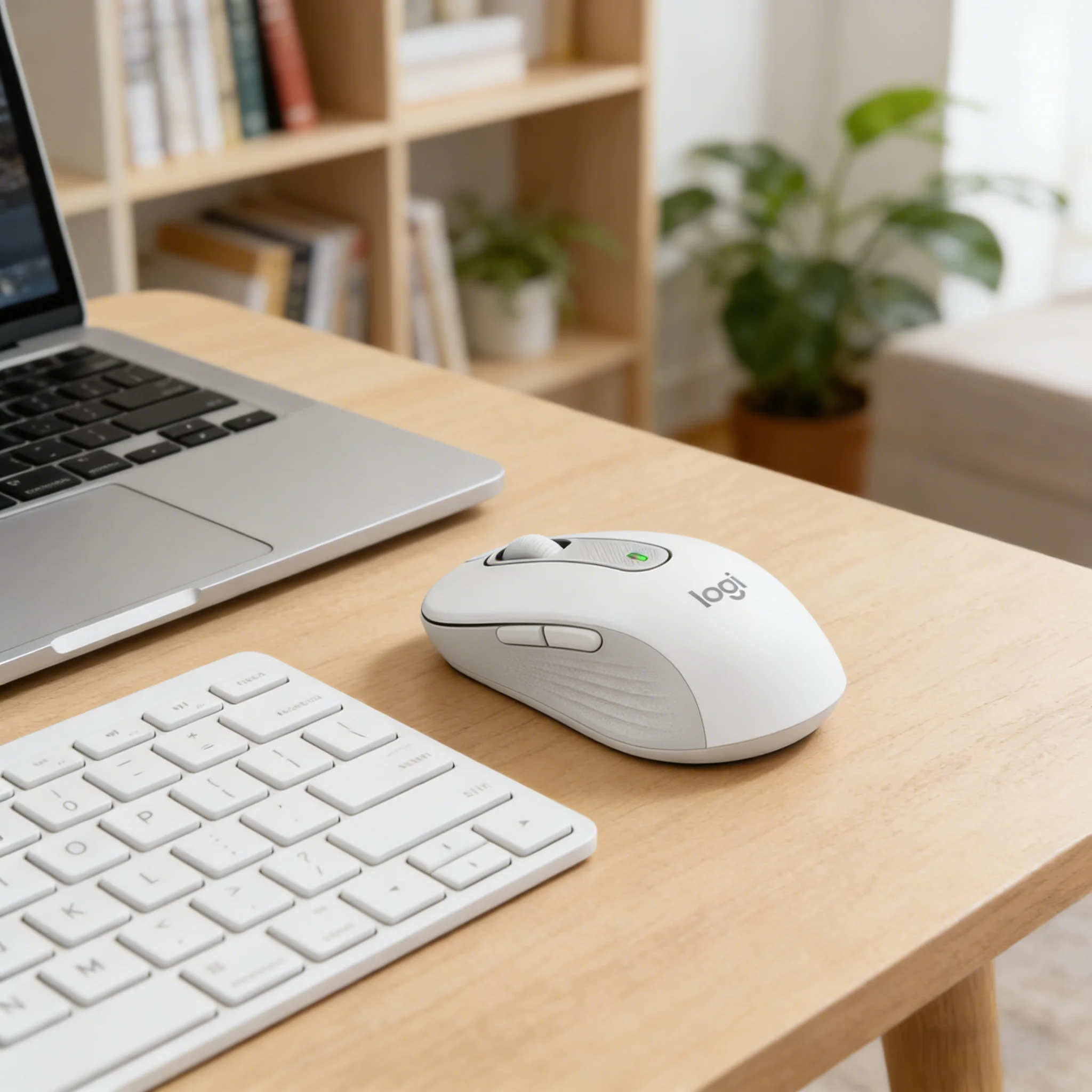 

Logitech M650L Wireless Mouse Bluetooth 2.4G Dual Mode Silent SmartWheel 24-Month Battery Large Size for PC Laptop