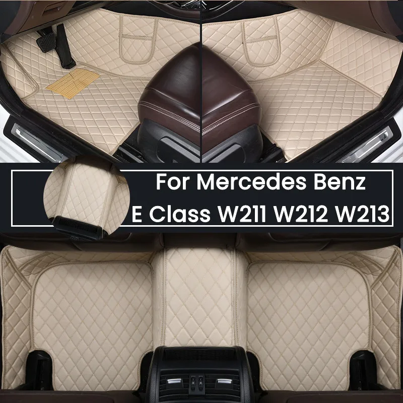 

Custom 3D Car Floor Mats for Mercedes Benz E Class W211 W212 W213 2019-2023 Interior Accessories Artificial Leather