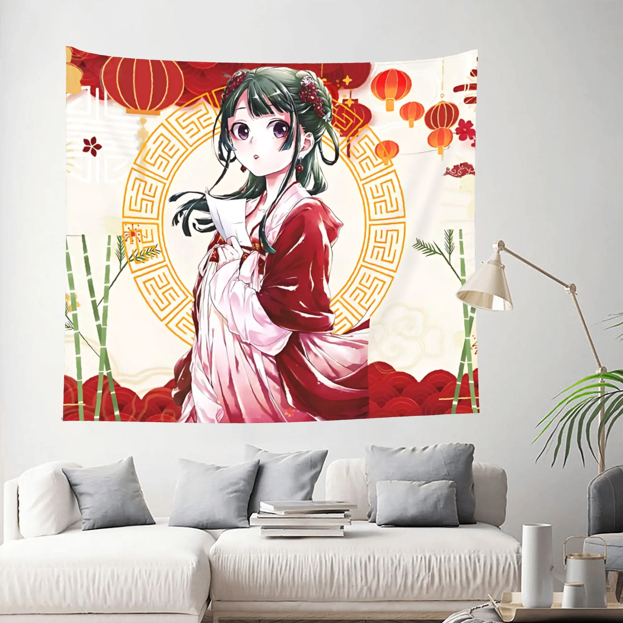 Customized The Apothecary MAOMAO Tapestry Room decoration  Home Decoration Tapestry Decor Accessories Cute Room Decor