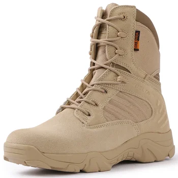 Novo leve delta botas de combate de alta qualidade botas táticas caminhadas sapatos força especial ao ar livre resistente ao desgaste botas de deserto inverno