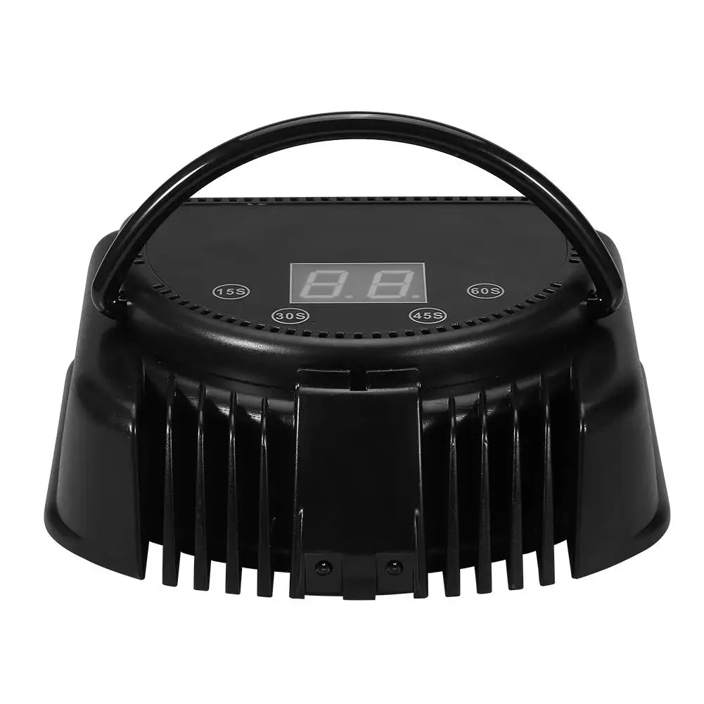 64W UV LED Nail Dryer Lamp with 32 Leds & Handle - Gel Polish Curing Machine for Manicure