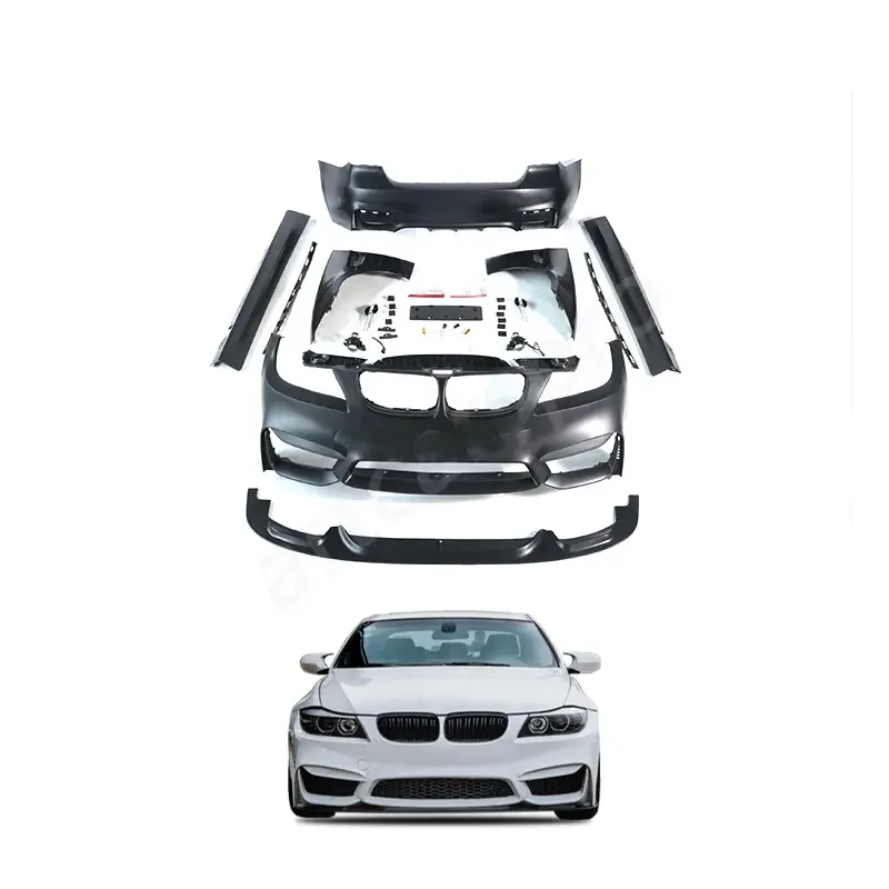 M4 Style PP Plastic Car Bumpers Body kit For BMW 3 series E90 2009 2010 2011 2012 Lci