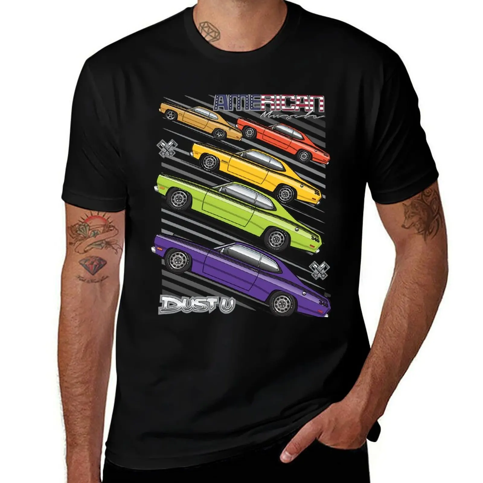 Five Dusters T-Shirt Big Size Crew Neck T-Shirt