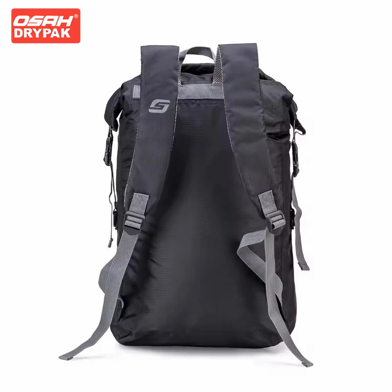OSAH Grey Motorcycle Bag 22L High-capacity Outdoor Backpack Multifunctional Portable Waterproof Travel Riding Gears Accessories