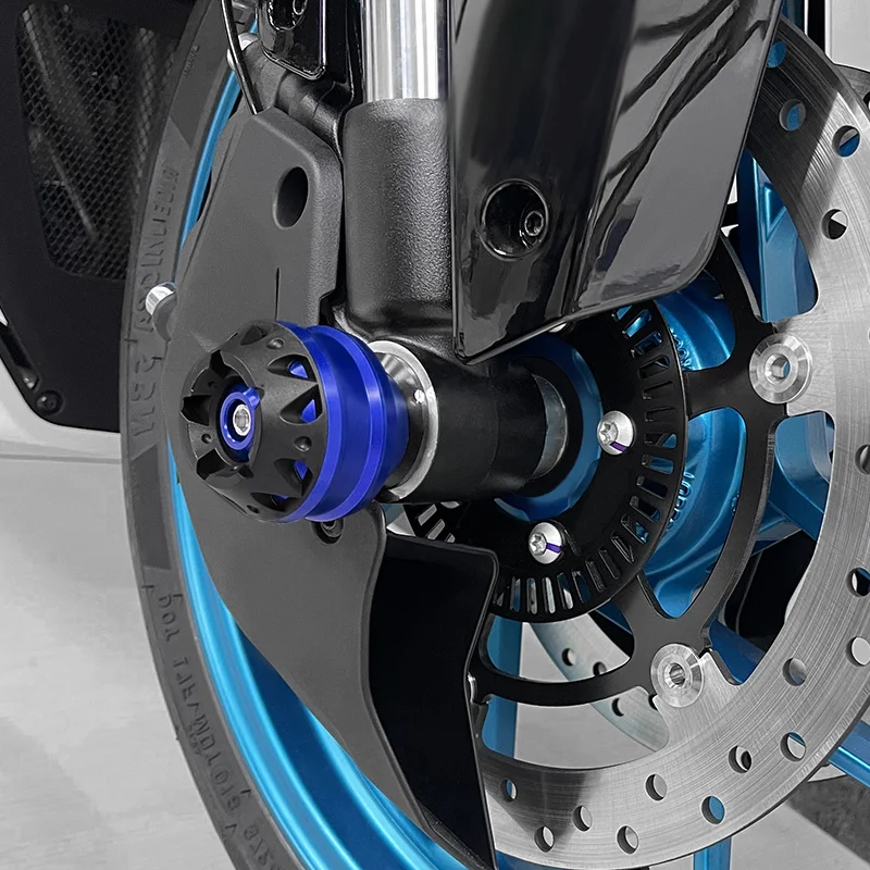 Voor GSR600 GSR750 GSX8S 8R GSXS950 750 1000 GSXR600 GSXR1000 750 GSX1300R Moto Voor- en Achterwielas Sliders Crash Protector