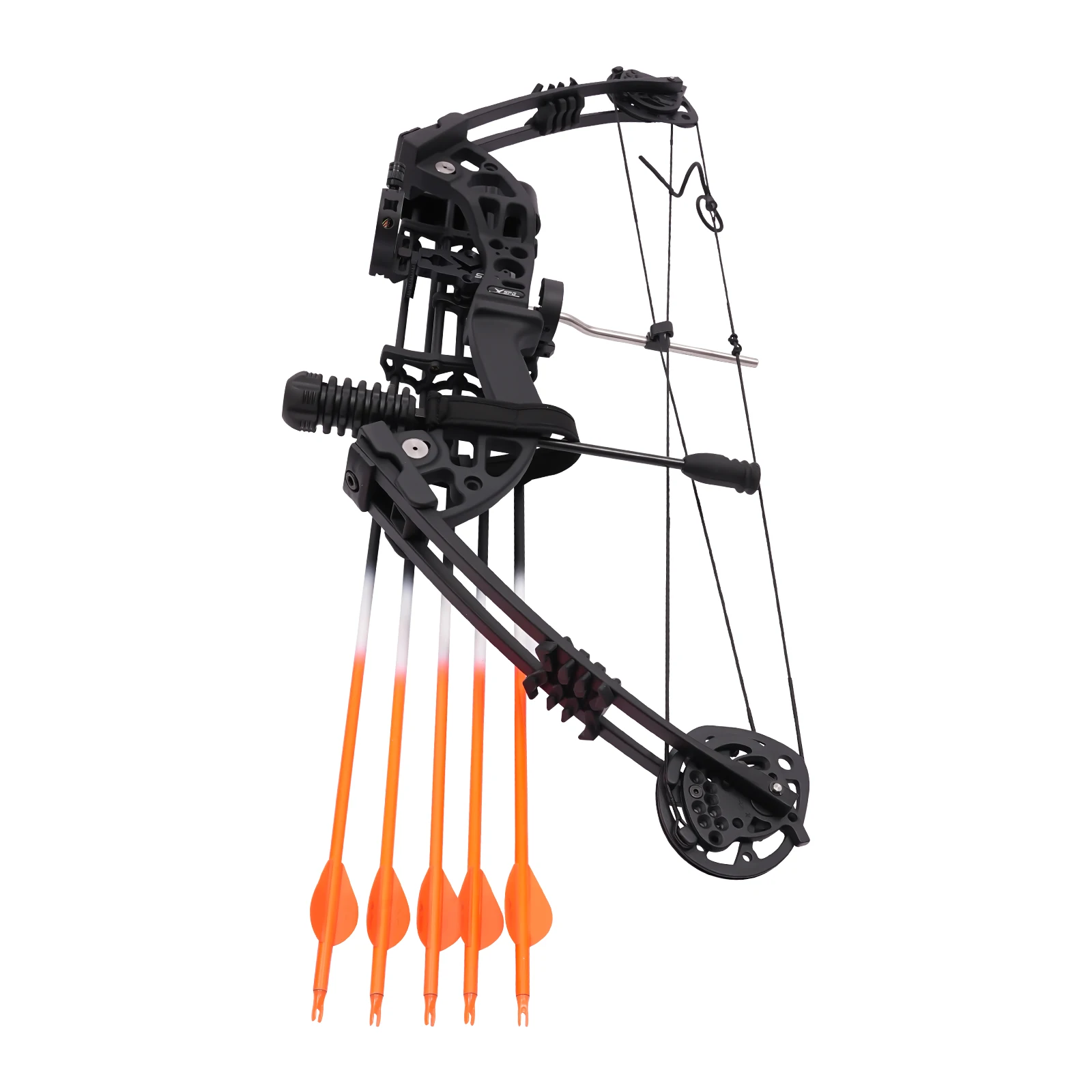 High-quality Archery Compound Bow Arrow Set with Adjustable Draw Weight and Length, 12 Arrows & Accessories Included