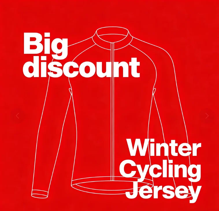 YKYWBIKE Big Discount Winter Cycling Jersey  Bicycle Jacket Road Bike Long Sleeve Thermal Fleece Riding Clothing