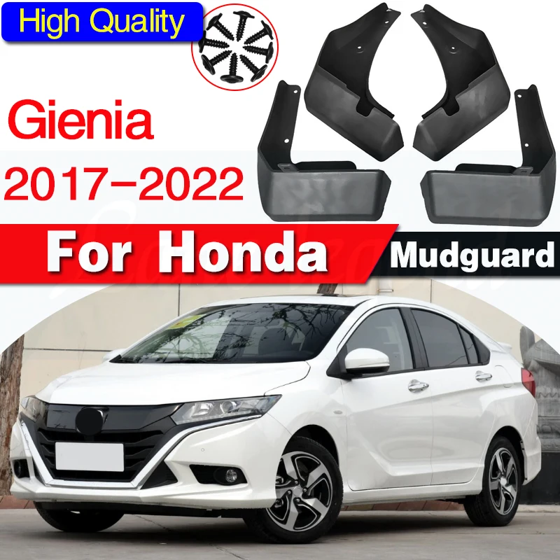 Mudguards fit for Honda Gienia 2017-2022 2018 2019 2020 2021 Car Accessories Mudflap Fender Auto Replacement Part