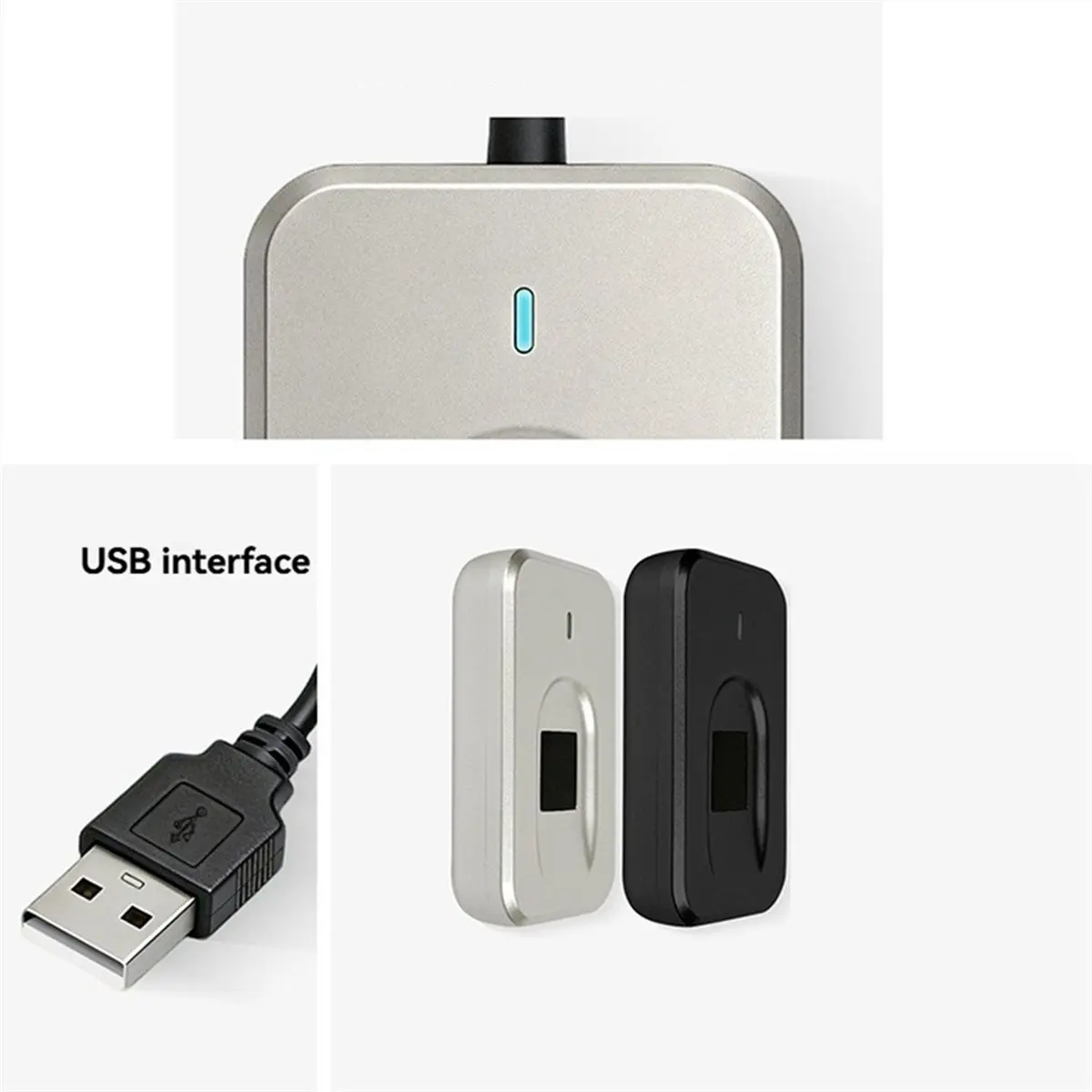 NEW FACTORY~For 10 11 Hello Biometric Fingerprint Login Scanner Password-Free Fingerprints Scanner Auto Driver Setup Black