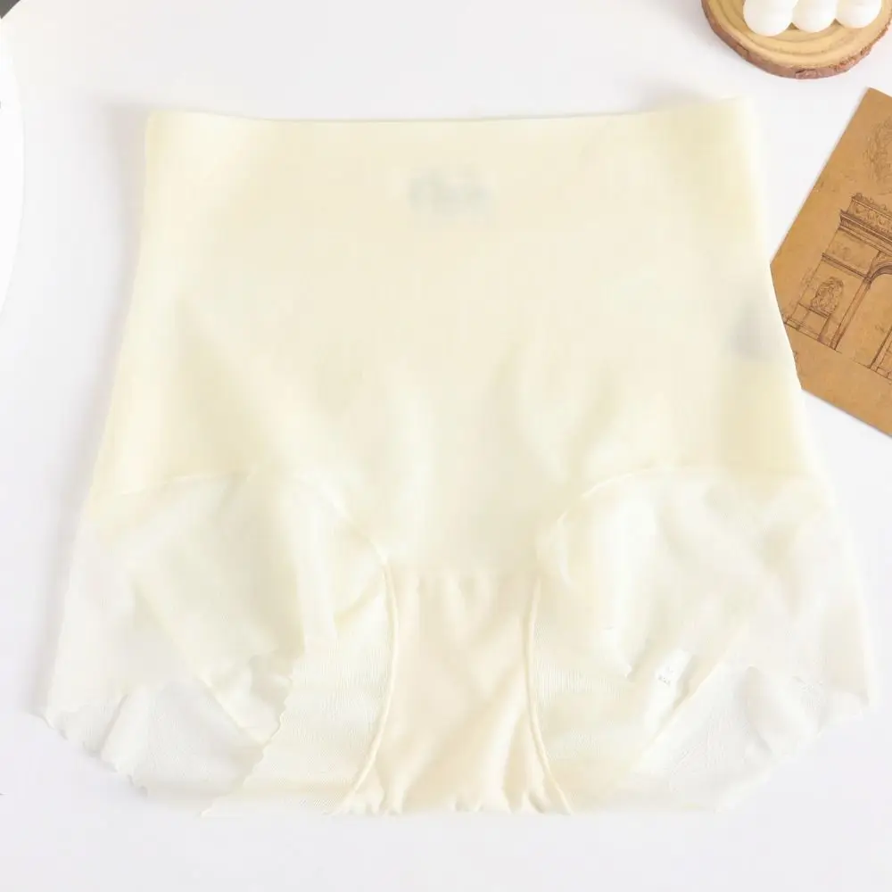 Faja moldeadora de cuerpo posparto de seda de hielo, bragas levantadoras de glúteos sin costuras de cintura alta, ropa interior con Control de barriga contracción