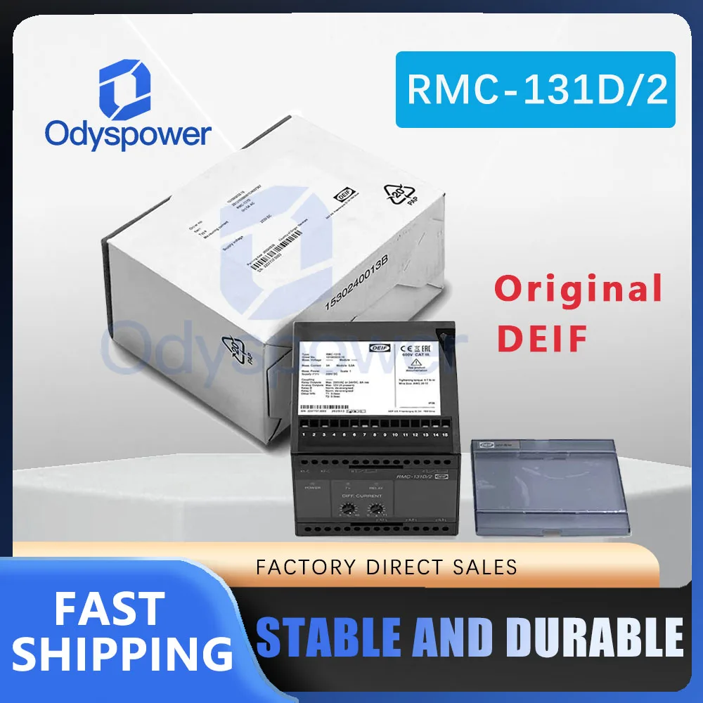 

Original DEIF Controller RMC-131D/2 Relay Generator Set Protection Control Module