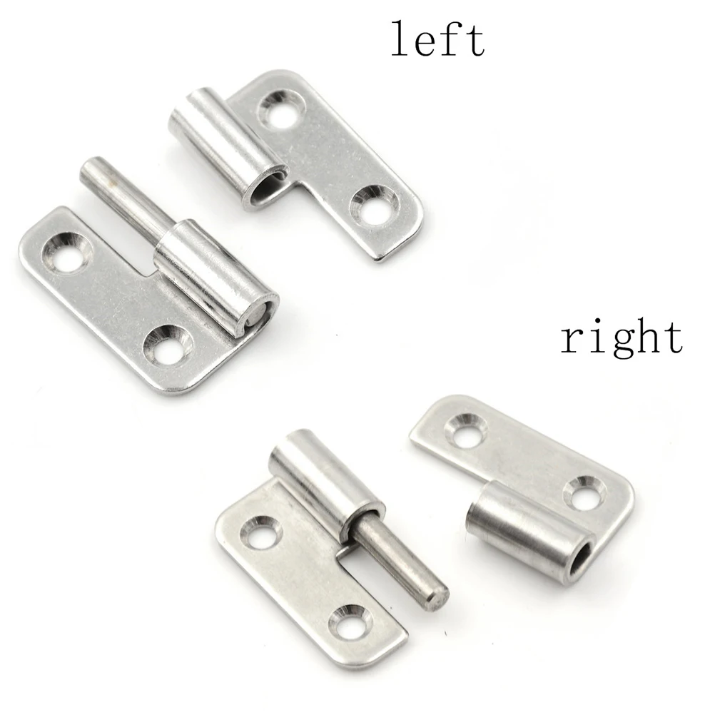 1pc Stainless Steel Loose Leaf Hinge Detachable Hinge Door Window Split  Vintage Kitchen Cabinet Hinges Stay Flush Overlay Hinge