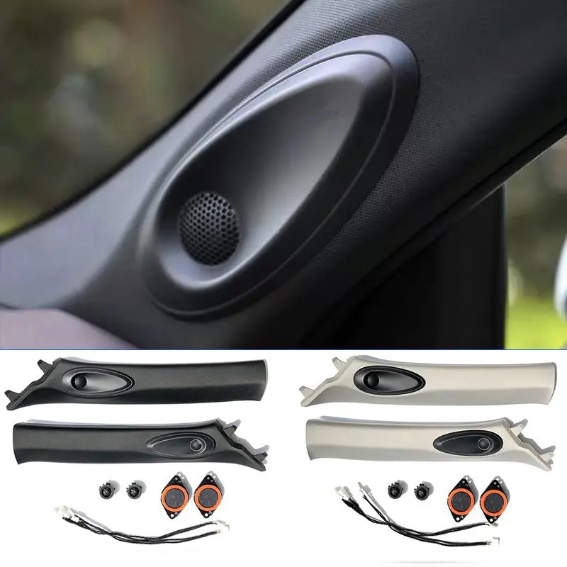 Car A-pillar mid-tweeter surround speaker audio modification upgrade midtweeter 3D surround speaker For Toyota Highlander