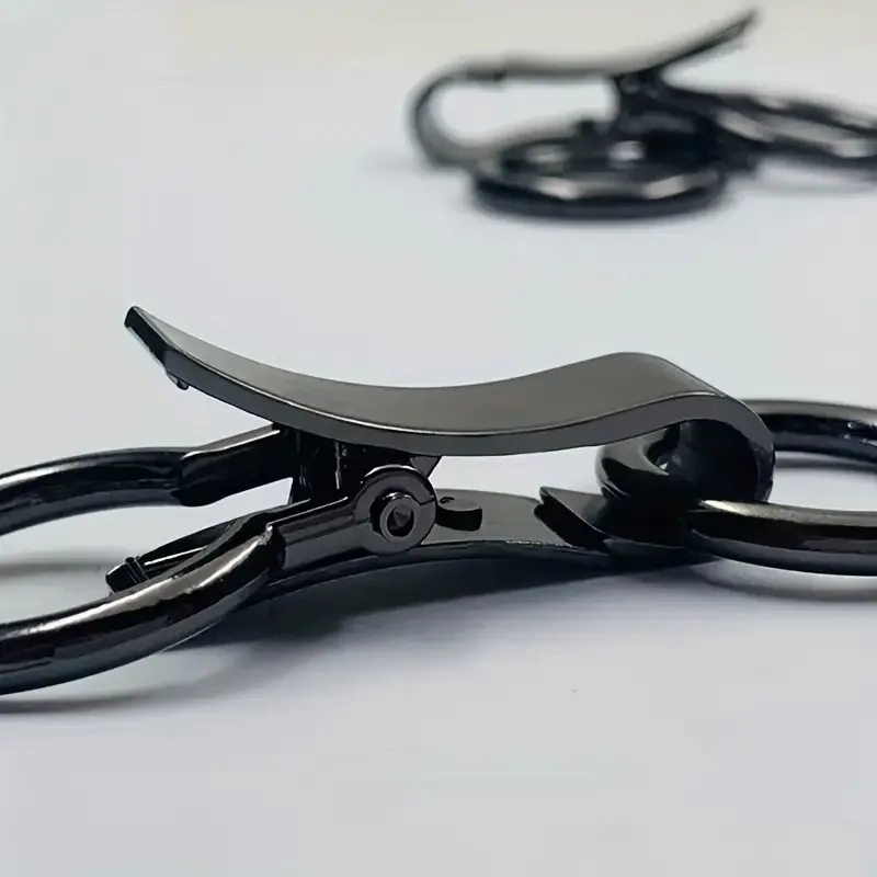 3pcs Detachable Metal Decorative Buckle Fashion Coat Metal Buttons Durable Double Loop Belt Buckle Home Decoration