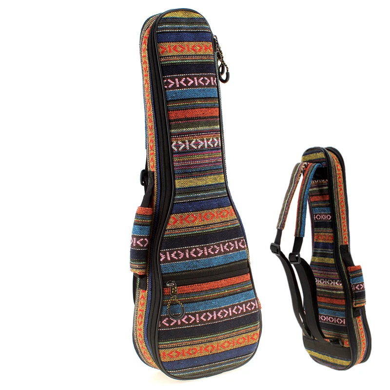21 Inch 23 Inch Ukulele Backpack Small Guitar Hand Portable Bag Beautiful Soft Pad Cotton Thickening Folk Style Case Cover